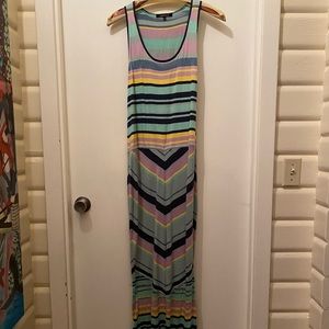 Nanette Lenore striped knit sleeveless maxi dress